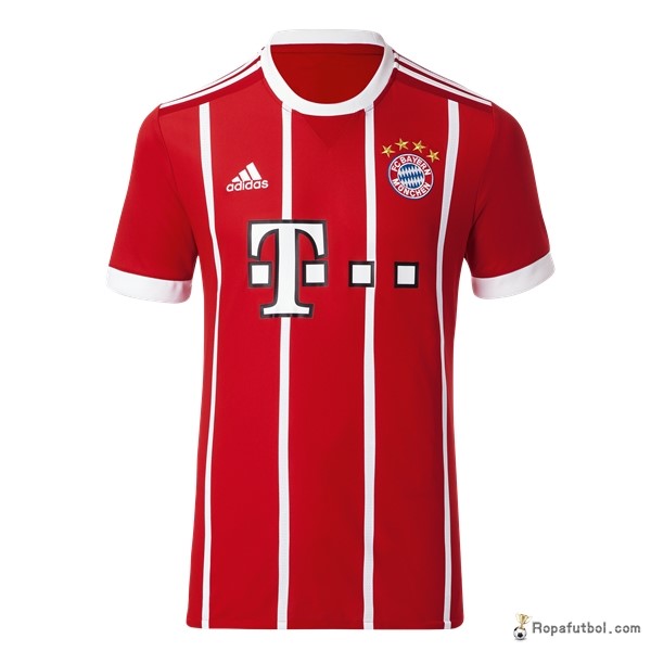 Camiseta Bayern de Múnich Replica Primera Ropa 2017/18 Rojo